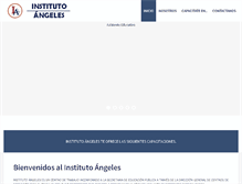 Tablet Screenshot of institutoangeles.com